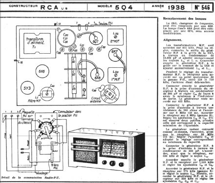 5Q4 Ch= RC-366; RCA RCA Victor Co. (ID = 221093) Radio