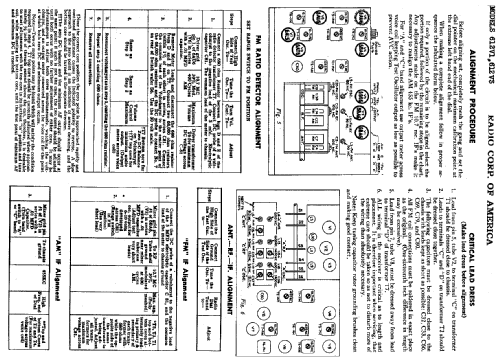 612V4 Ch= RK-121 RS-123; RCA RCA Victor Co. (ID = 980694) Radio