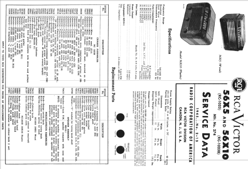 61-10 Postone Ch=RC-1023 , ; RCA RCA Victor Co. (ID = 1111052) Radio