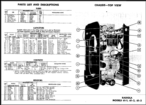 Radiola 61-1 Ch= RC-1011; RCA RCA Victor Co. (ID = 478731) Radio