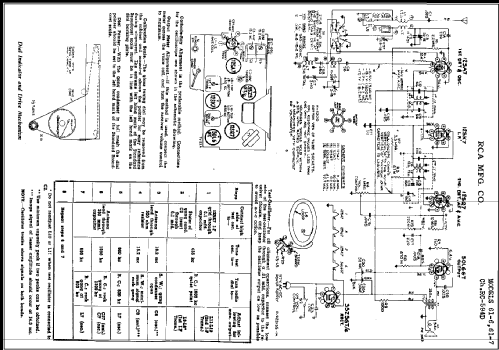 61-7 Ch= RC-594 ; RCA RCA Victor Co. (ID = 478837) Radio