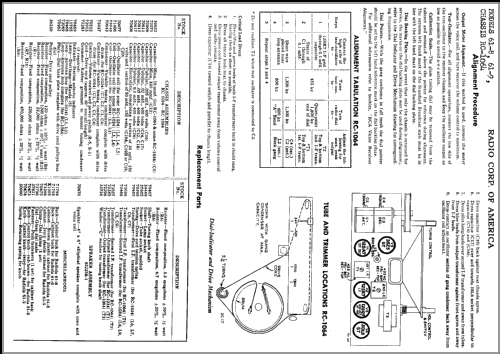 61-9 Ch= RC-1064; RCA RCA Victor Co. (ID = 357677) Radio