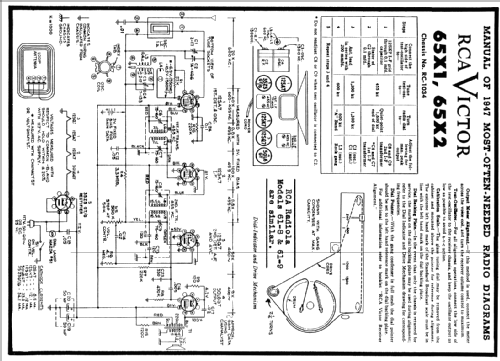 61-9 Ch= RC-1064; RCA RCA Victor Co. (ID = 73680) Radio