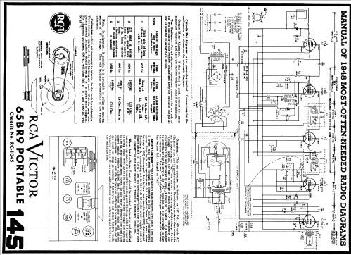 65BR9 Ch= RC1045; RCA RCA Victor Co. (ID = 91111) Radio