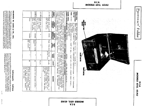 65U RC1017A, RC1017B; RCA RCA Victor Co. (ID = 479315) Radio