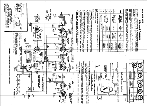 66X13 Ch= RC-1046E; RCA RCA Victor Co. (ID = 176289) Radio