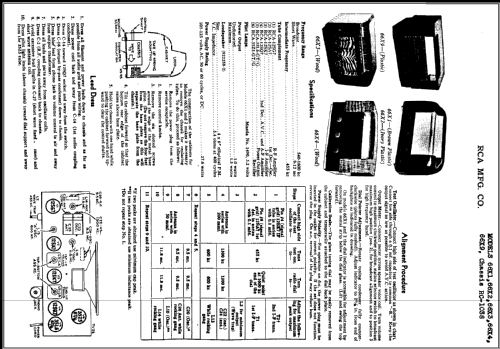 66X9 Ch= RC-1038; RCA RCA Victor Co. (ID = 479389) Radio