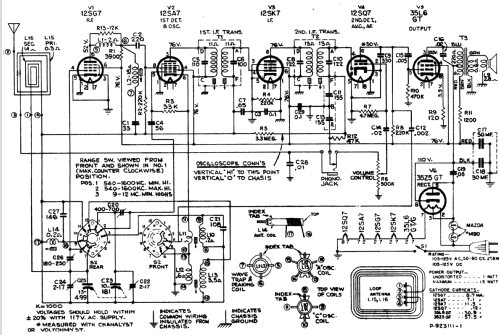 66X9 Ch= RC-1038A; RCA RCA Victor Co. (ID = 1115588) Radio