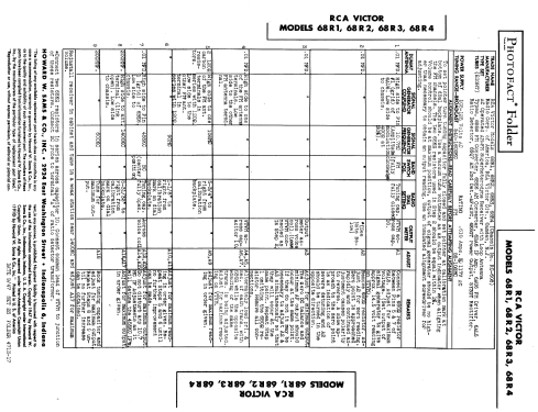 68R1 Ch= RC-608; RCA RCA Victor Co. (ID = 879435) Radio