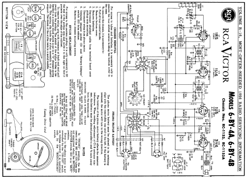 6-BY-4A Ch=RC-1153; RCA RCA Victor Co. (ID = 126314) Radio