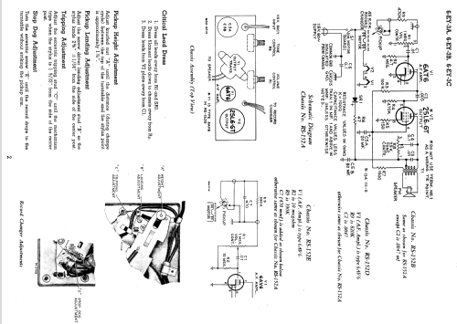 6-EY-3A Ch= RS-152D; RCA RCA Victor Co. (ID = 1801095) Ton-Bild