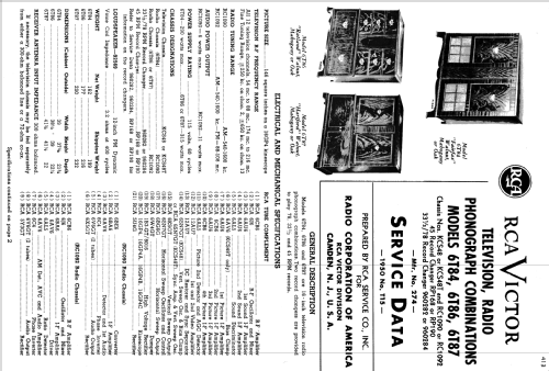 6-T-84 'Fairfax' Ch= KCS48T & RC1090; RCA RCA Victor Co. (ID = 1395508) TV Radio