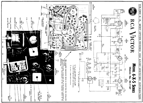 6-X-5 Nipper Ch=RC-1157; RCA RCA Victor Co. (ID = 126407) Radio