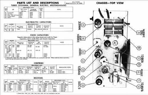 6-X-7C Ch= RC-1128B; RCA RCA Victor Co. (ID = 2700236) Radio