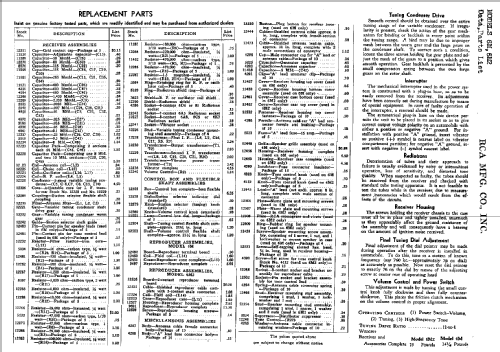 6M ; RCA RCA Victor Co. (ID = 954074) Car Radio