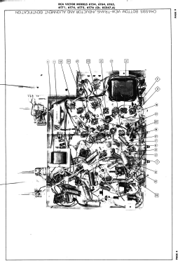 6T54 Ch= KCS47A; RCA RCA Victor Co. (ID = 2790037) Television