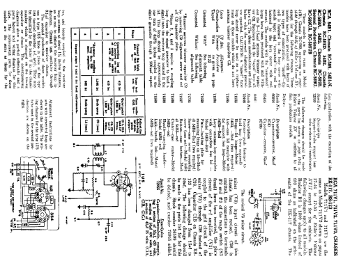 711V1 Ch= RK-117 RS-123; RCA RCA Victor Co. (ID = 980441) Radio