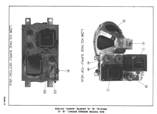 741 PCS KCS 24; RCA RCA Victor Co. (ID = 1627291) Television