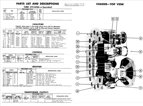 75X11 Ch= RC-1050; RCA RCA Victor Co. (ID = 946550) Radio