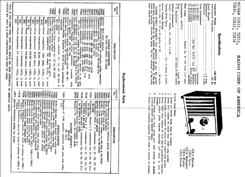 75X14 Ch= RC1050A; RCA RCA Victor Co. (ID = 984884) Radio