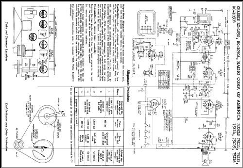 75X15 Ch= RC-1050A; RCA RCA Victor Co. (ID = 357722) Radio