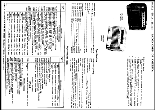 76ZX11 Ch= RC-1058; RCA RCA Victor Co. (ID = 358097) Radio