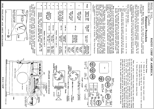 77V2 Ch= RC-606-C; RCA RCA Victor Co. (ID = 301260) Radio