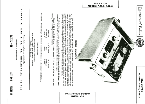 7-TR-2 'The Congressional' Ch= RS-156B; RCA RCA Victor Co. (ID = 2034872) R-Player