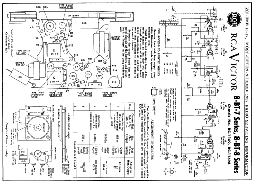 8-BT-7J Ch= RC-1169; RCA RCA Victor Co. (ID = 133457) Radio