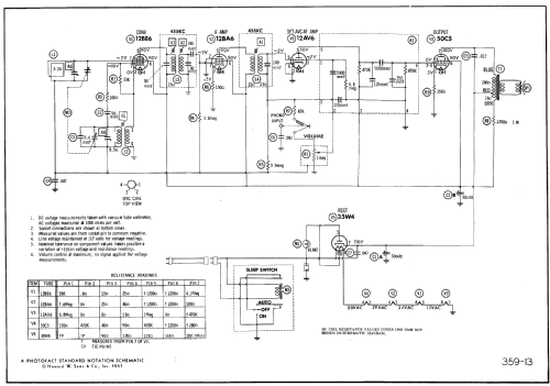 8-C-7EE Ch= RC-1166; RCA RCA Victor Co. (ID = 511879) Radio