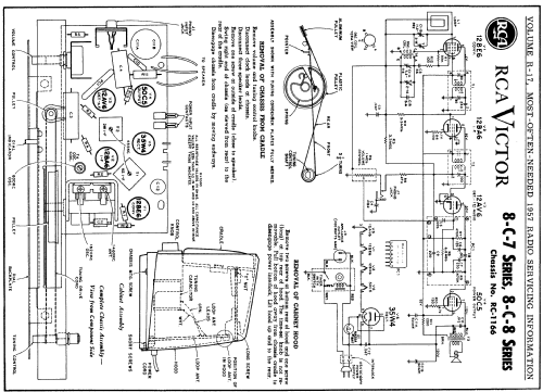 8-C-8 Ch= RC-1166; RCA RCA Victor Co. (ID = 133461) Radio