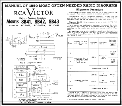 8B41 Ch= RC-1069; RCA RCA Victor Co. (ID = 116270) Radio