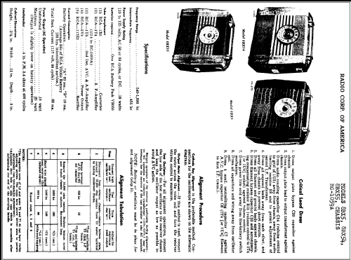 8BX55 Ch= RC-1059; RCA RCA Victor Co. (ID = 303778) Radio