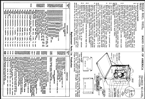 8BX55 Ch= RC-1059A; RCA RCA Victor Co. (ID = 303785) Radio
