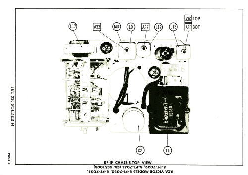 8PT7030 Ch= KCS100B; RCA RCA Victor Co. (ID = 1967713) Télévision