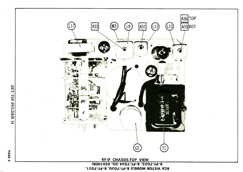 8PT7031 Ch= KCS100B; RCA RCA Victor Co. (ID = 1967985) Fernseh-E