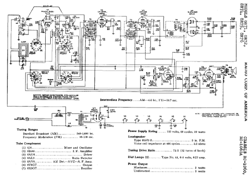 8R75 Ch= RC-1060A; RCA RCA Victor Co. (ID = 966528) Radio
