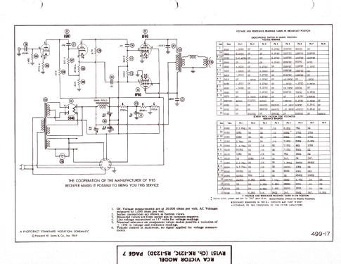 8V151 Ch= RS-123D + RK-121C; RCA RCA Victor Co. (ID = 1280421) Radio