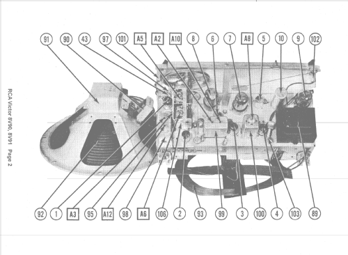 8V90 Ch=RC-616A; RCA RCA Victor Co. (ID = 1494929) Radio