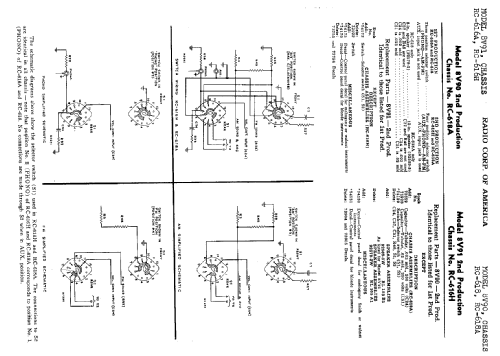 8V90 Ch=RC-616A; RCA RCA Victor Co. (ID = 967438) Radio