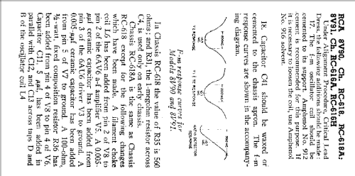 8V90 Ch=RC-616A; RCA RCA Victor Co. (ID = 967444) Radio