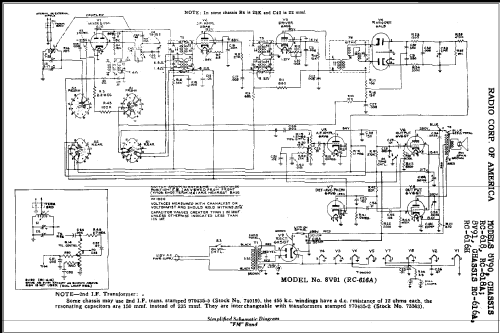 8V91 Ch= RC-616H; RCA RCA Victor Co. (ID = 302413) Radio