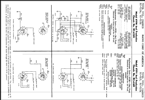 8V91 Ch= RC-616H; RCA RCA Victor Co. (ID = 302415) Radio