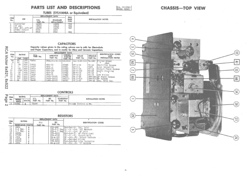 8X521 Ch=RC-1066A; RCA RCA Victor Co. (ID = 1451486) Radio