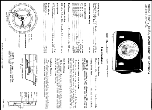 8X682 Ch= RC-1061; RCA RCA Victor Co. (ID = 302383) Radio