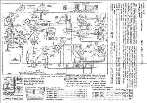 911K Ch= RC-335; RCA RCA Victor Co. (ID = 979701) Radio