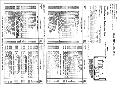 94BK1 Ch= RC-333B; RCA RCA Victor Co. (ID = 988607) Radio