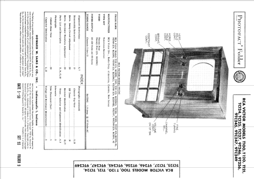 9TC247 ; RCA RCA Victor Co. (ID = 1700416) Television