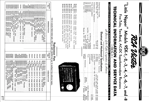 9SX-3 'Little Nipper' ; RCA RCA Victor Co. (ID = 977100) Radio