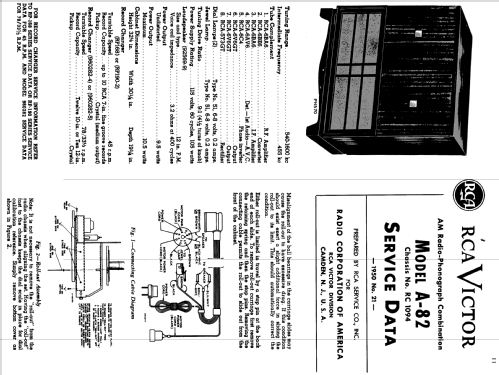 A82 Ch= RC-1094; RCA RCA Victor Co. (ID = 1374684) Radio